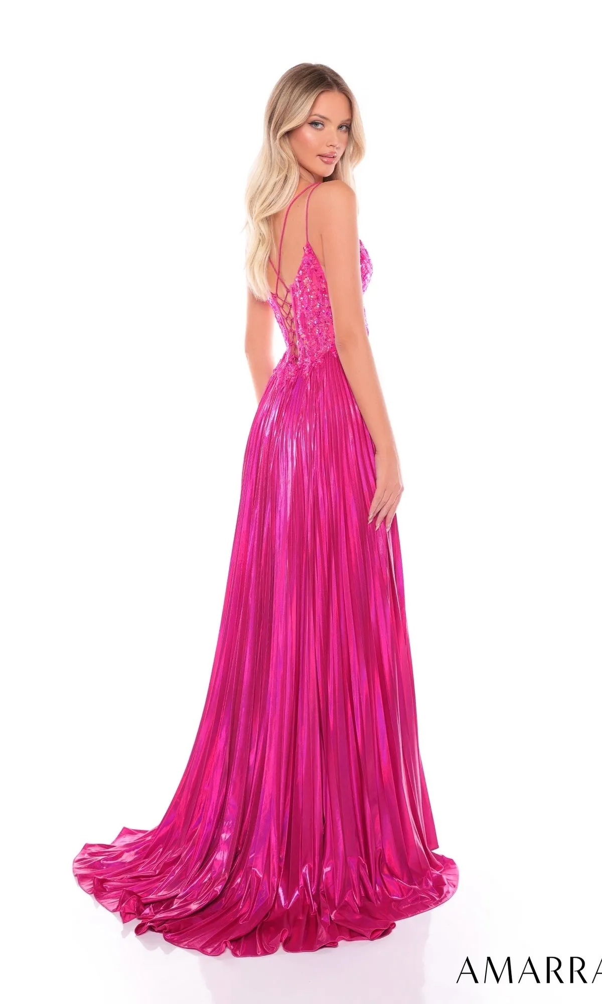 Long Formal Dress 88113 by Amarra sold by PromGirl product image thumbnail 2