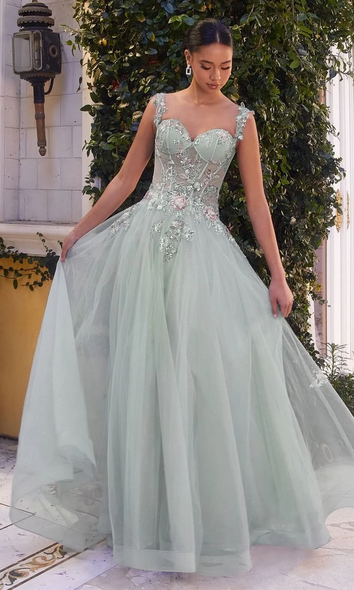 Long Pastel A-Line Prom Dress: CL1258 sold by PromGirl product image thumbnail 3