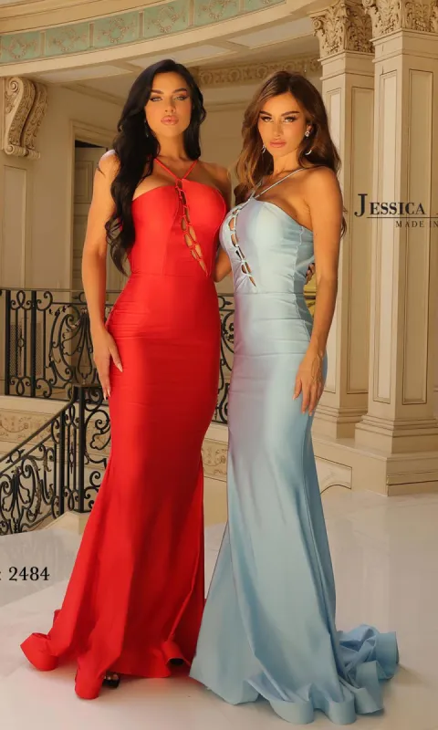 Cut-Out Long Prom Dress: Jessica Angel 2484 sold by PromGirl