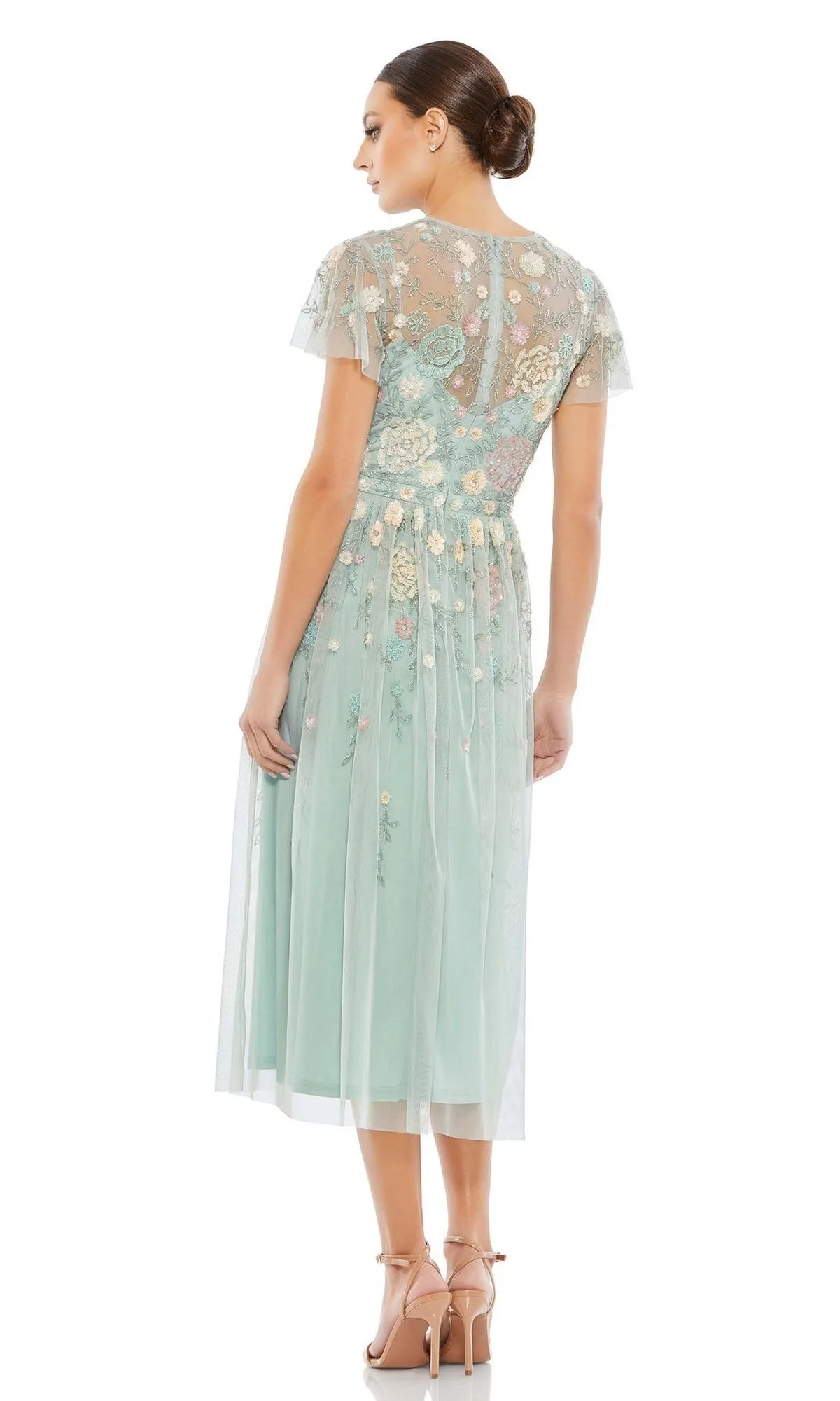 Knee Length Wedding Guest Dress 9134 by Mac Duggal sold by PromGirl product image thumbnail 2