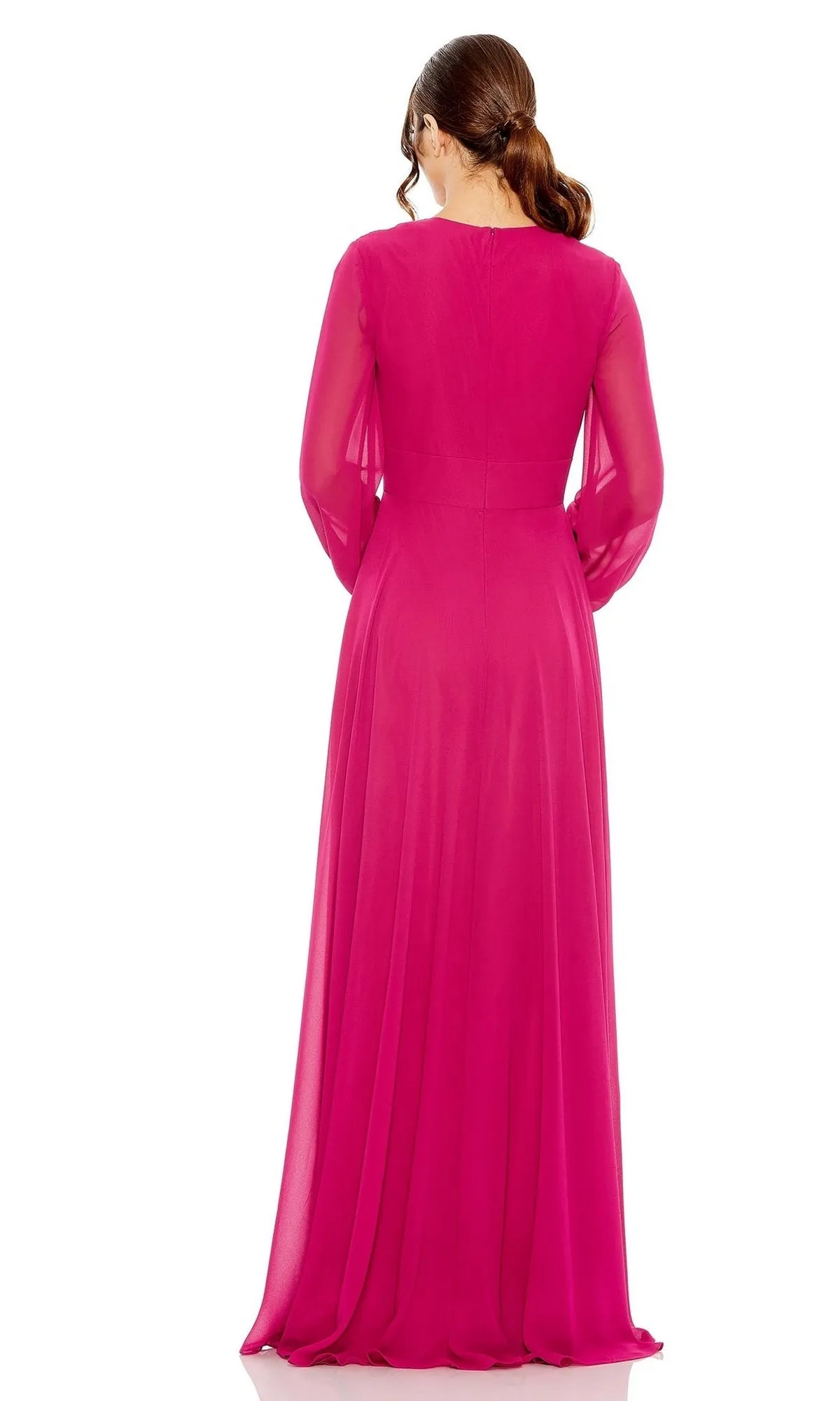 Long Sleeve Long Formal Dress: Mac Duggal 55682 sold by PromGirl product image thumbnail 5