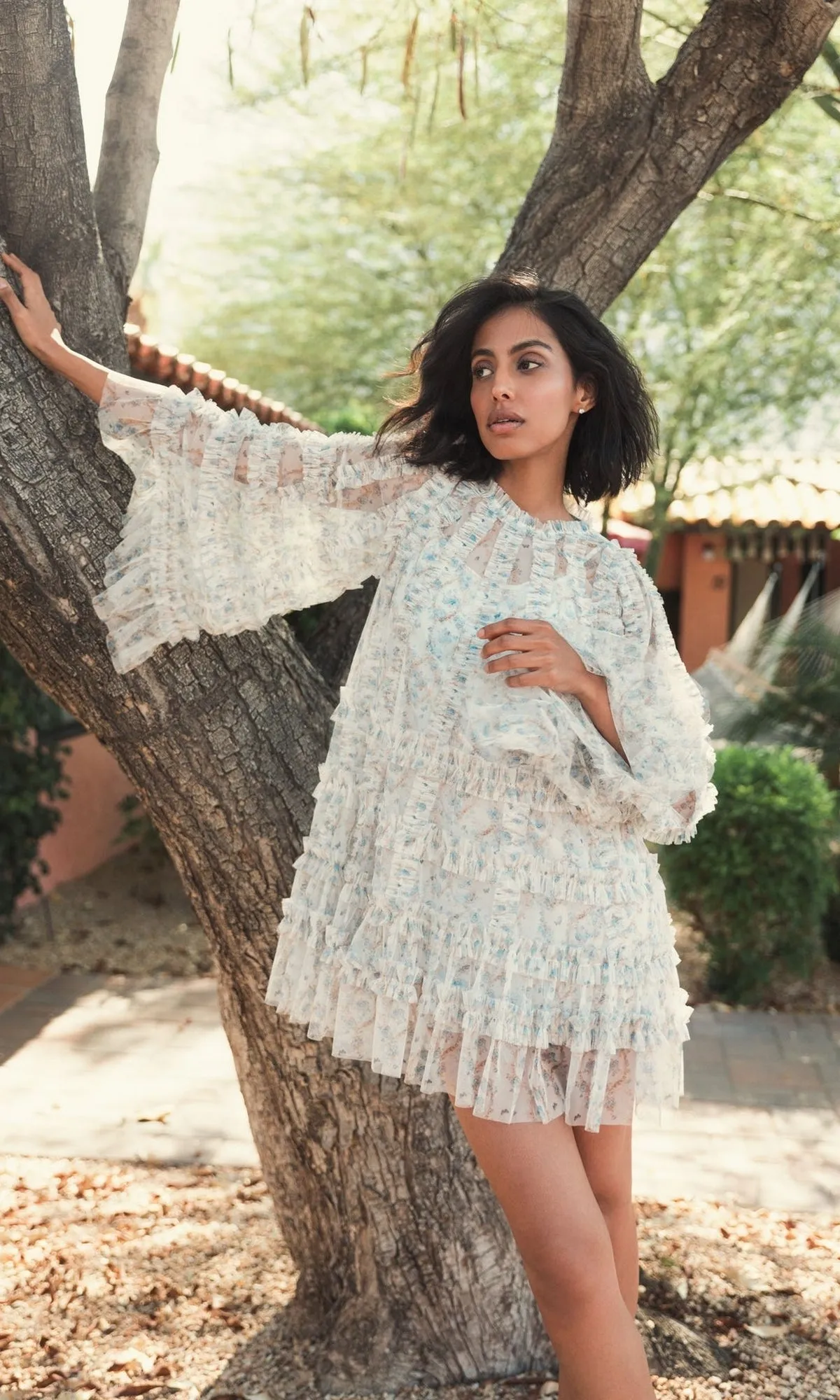 Long Sleeve Short Party Dress: Mac Duggal 8007 sold by PromGirl