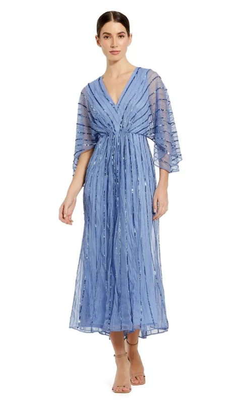 Mac Duggal Periwinkle Blue Sequin Formal Dress 93995 made by Mac Duggal