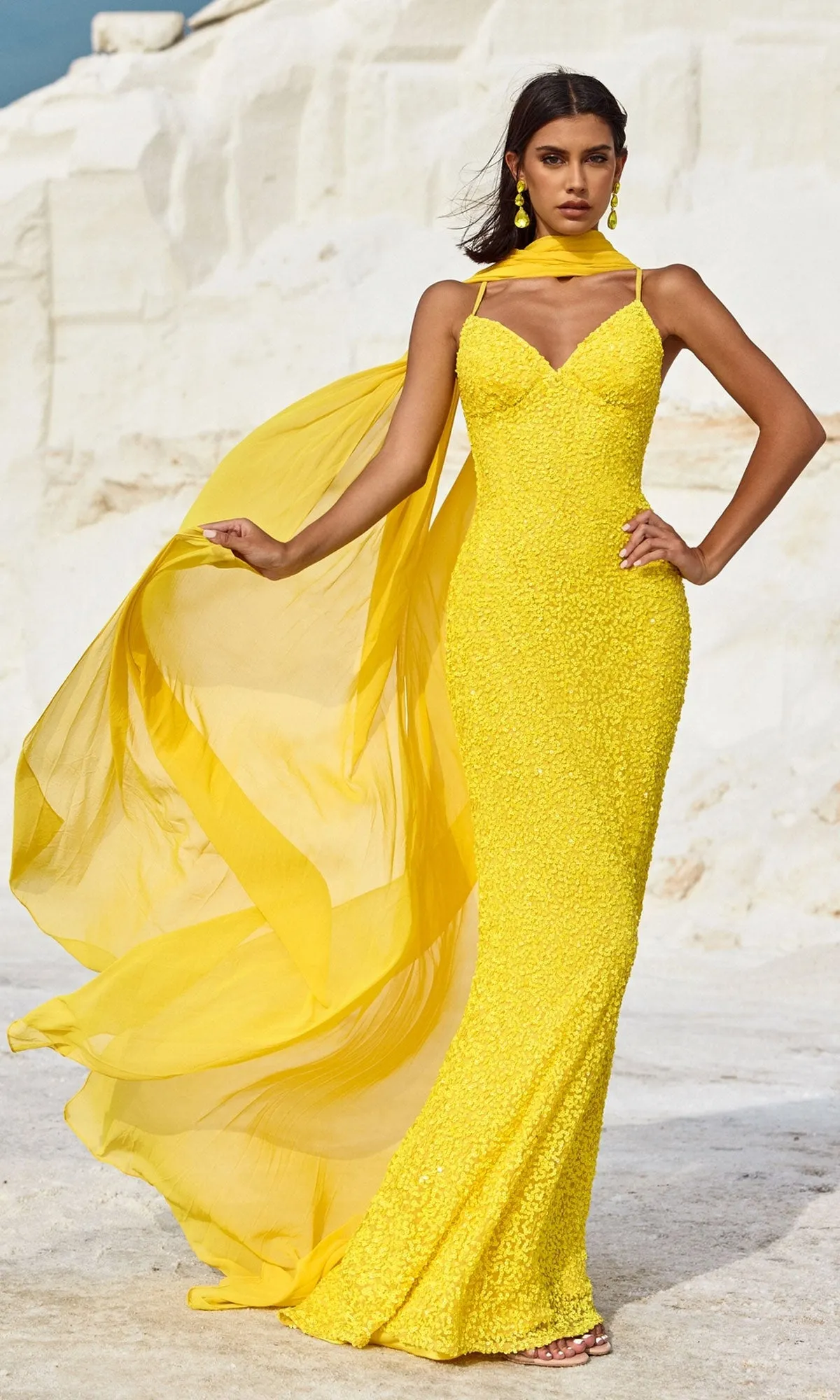Long Prom Dress 91027 by iNtrigue sold by PromGirl product image thumbnail 2