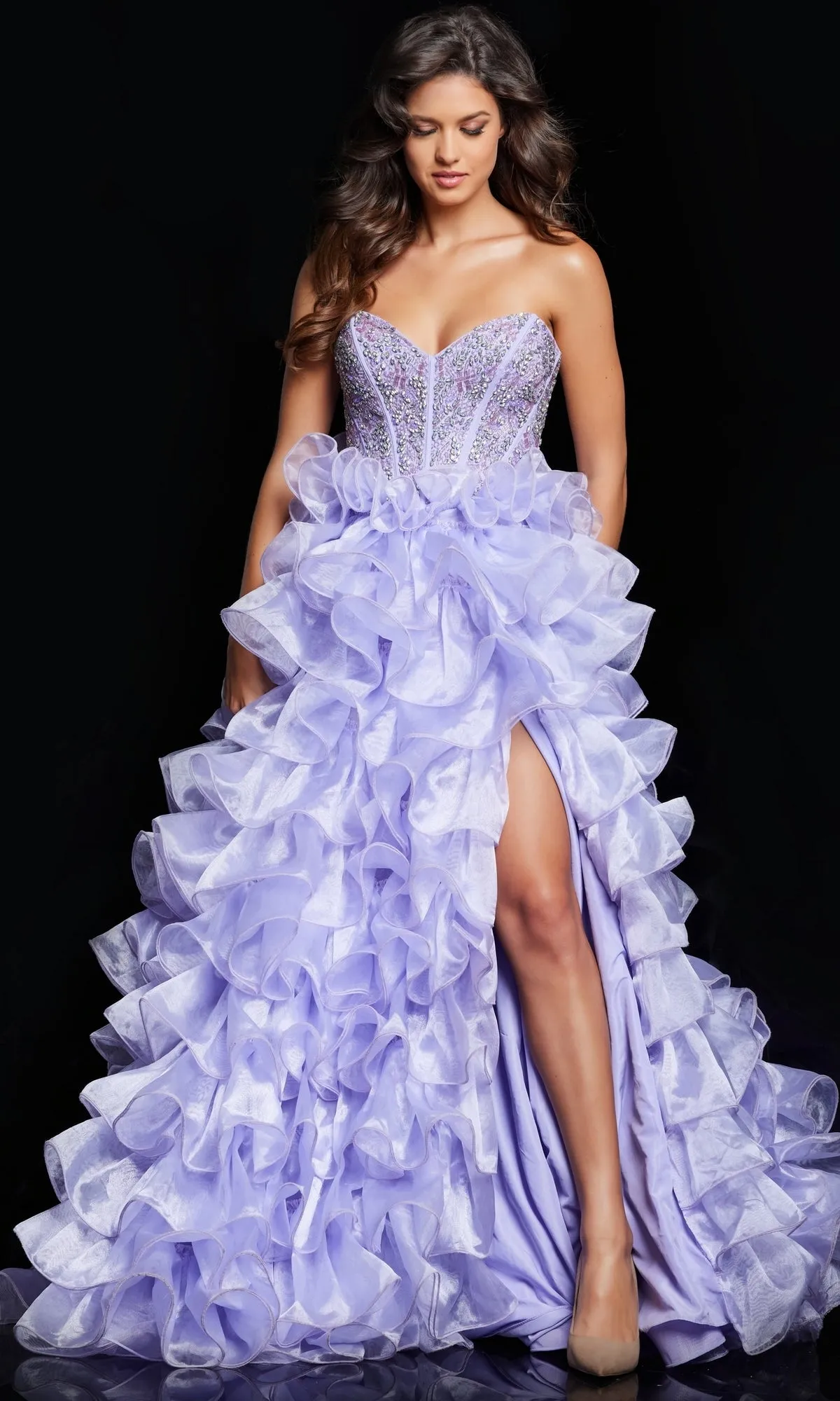 Long Prom Dress 37322 by Jovani sold by PromGirl product image thumbnail 3