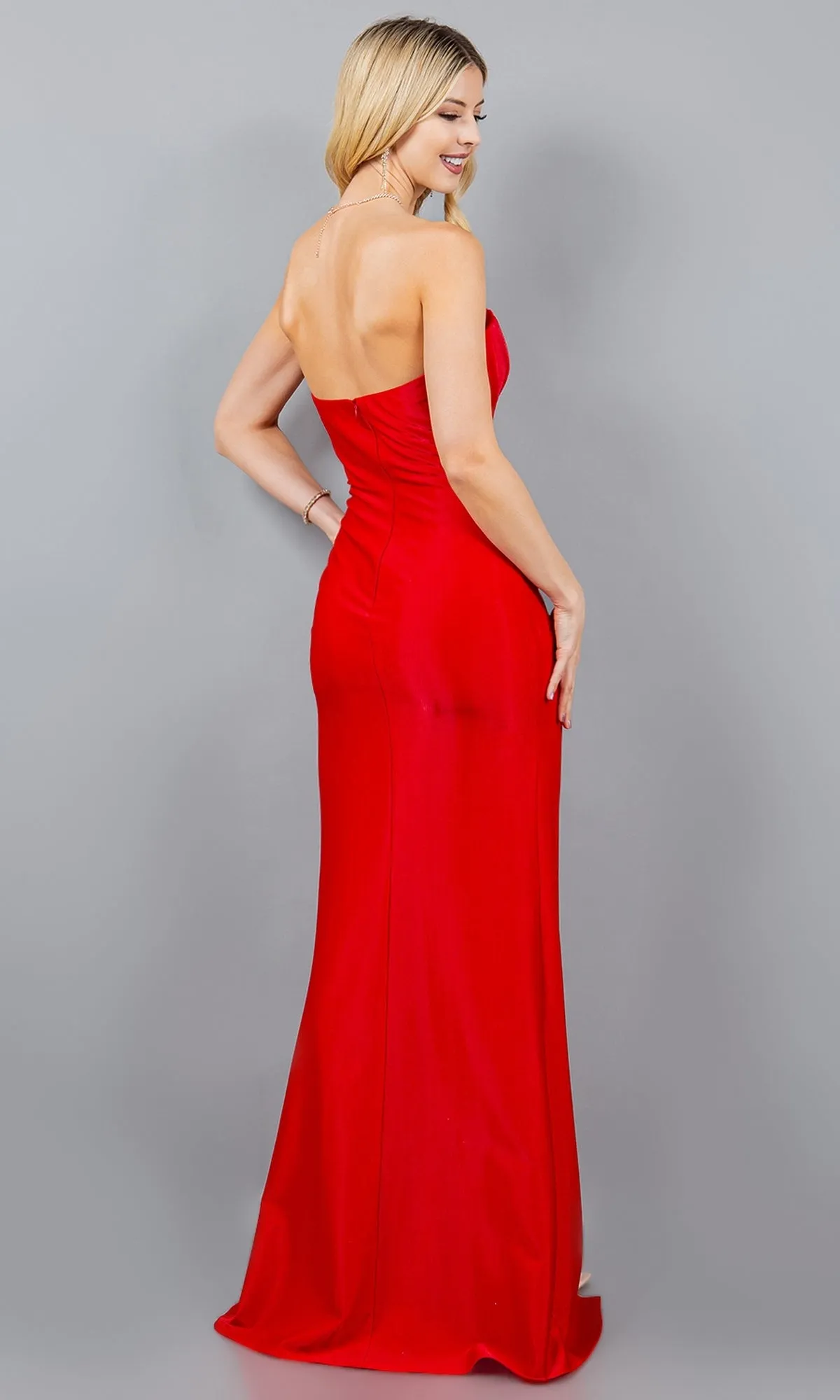 Strapless Long Prom Gown: Cinderella Couture 8095J sold by PromGirl product image thumbnail 2