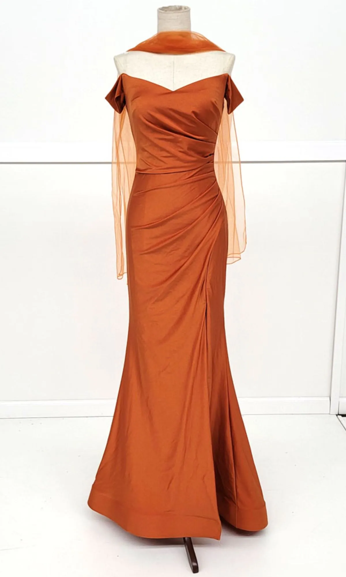 Off-the-Shoulder Long Prom Dress: Chicas YG5025 sold by PromGirl product image thumbnail 5