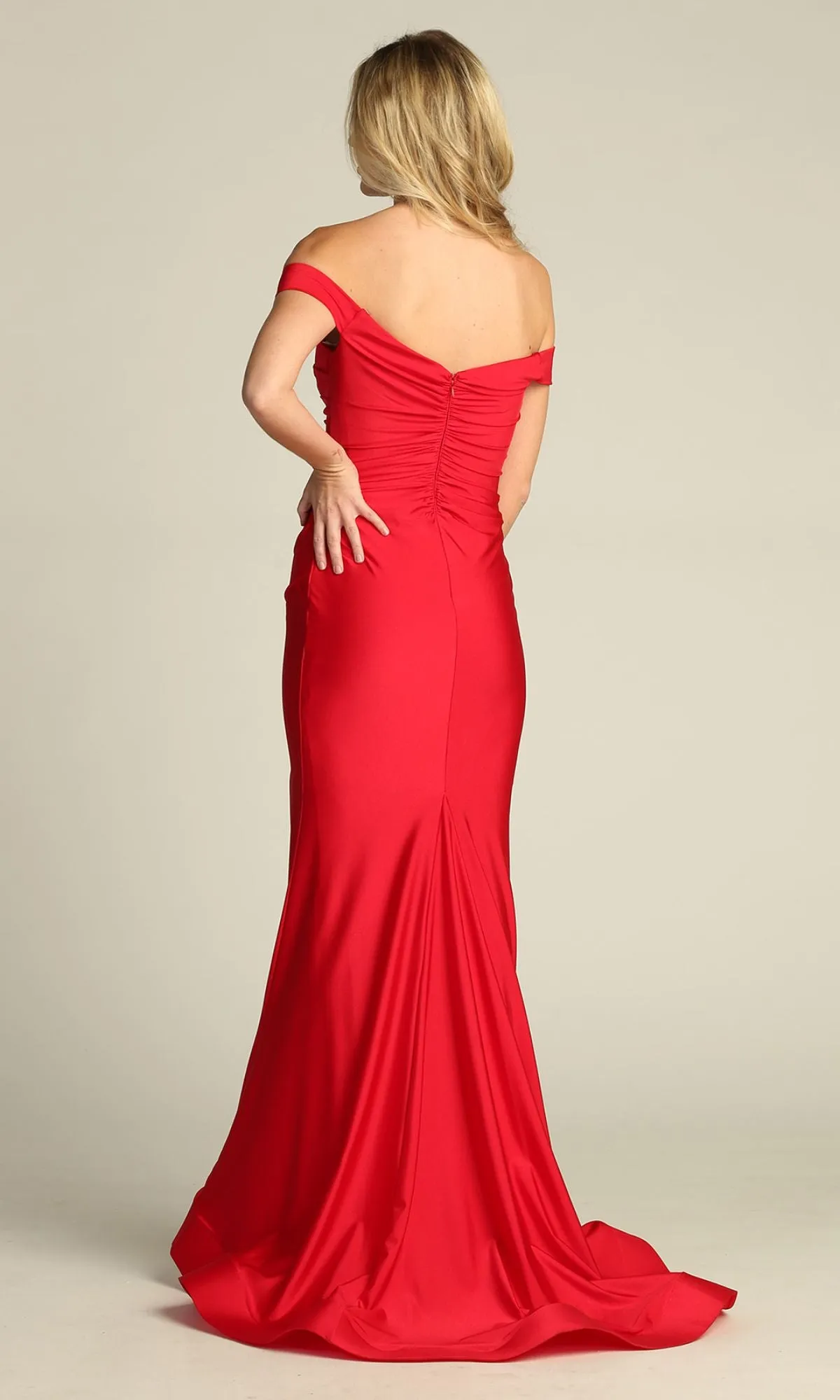 Off-the-Shoulder Long Prom Dress: Chicas YG5025 sold by PromGirl product image thumbnail 2