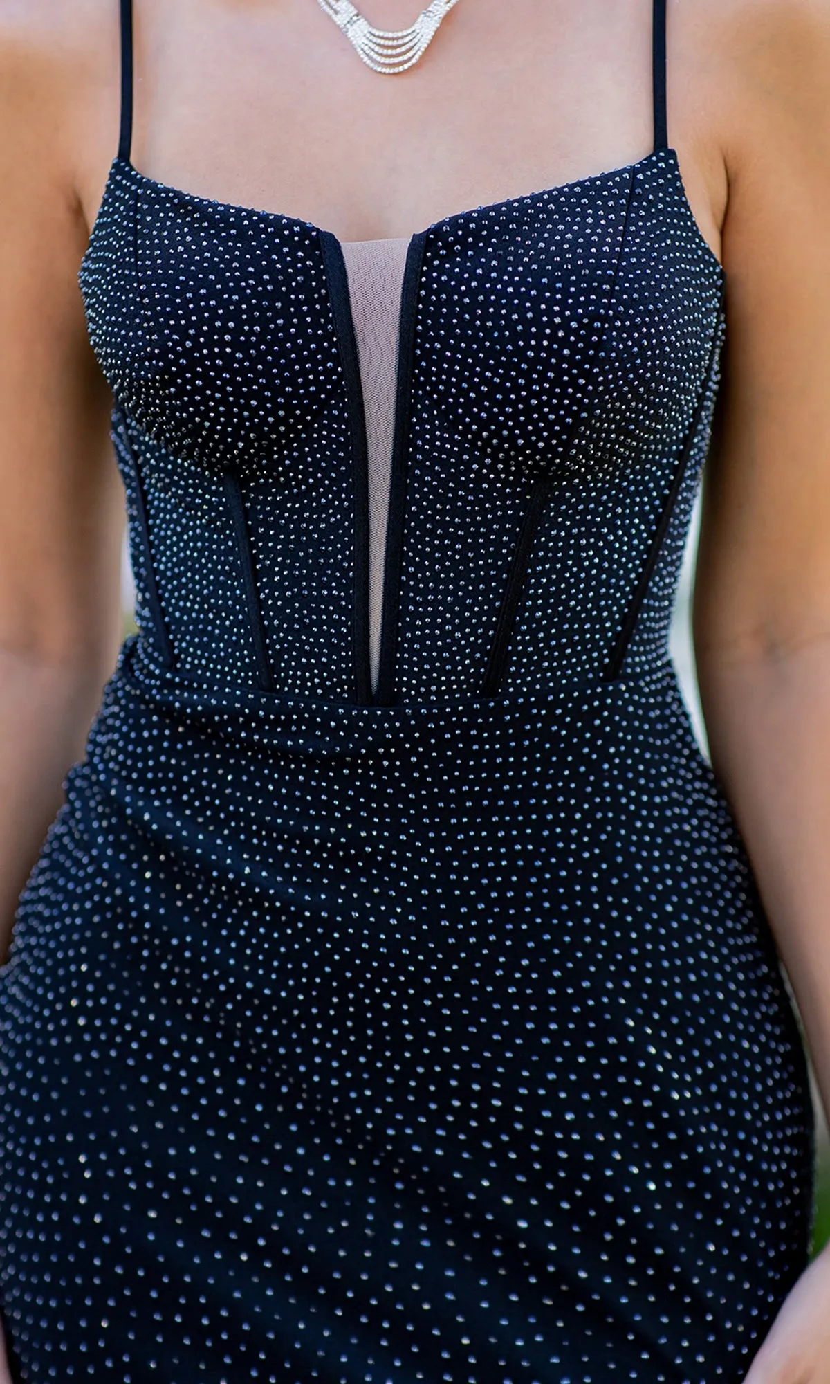 Corset Beaded Prom Dress: Cinderella Couture 8084J sold by PromGirl product image thumbnail 4