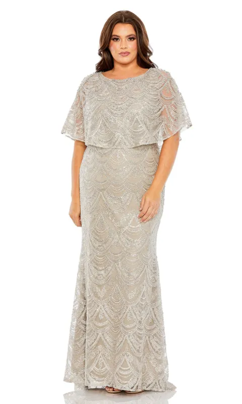 Long Plus-Size Formal Dress 20470 by Mac Duggal sold by PromGirl