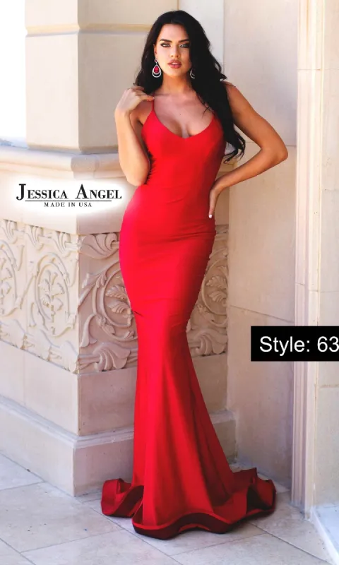 Scoop-Neck Long Prom Dress: Jessica Angel 636 sold by PromGirl