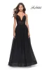 Sheer-Waist La Femme Long Prom Ball Gown 31147 sold by PromGirl