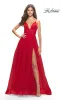 Sheer-Waist La Femme Long Prom Ball Gown 31147 sold by PromGirl