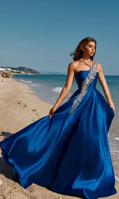 Long Prom Dress 12144 by Blush made by Blush