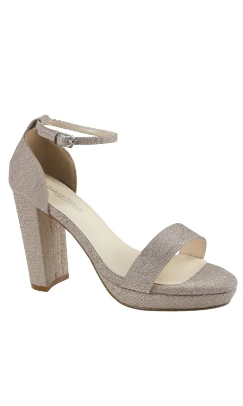 Mia Champagne High Heel Prom Shoes 4581 sold by PromGirl