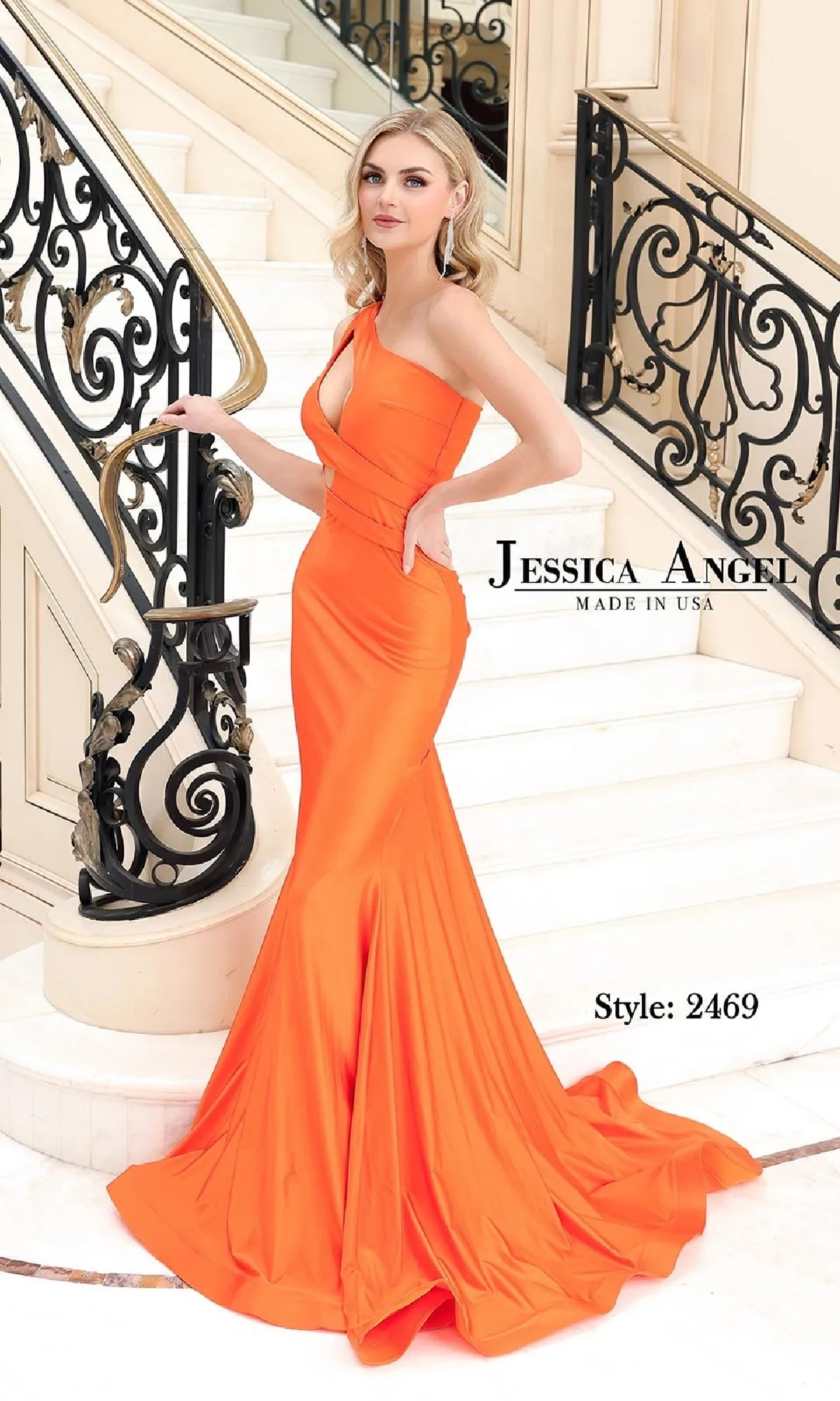 Cut-Out Long Prom Dress: Jessica Angel 2469 sold by PromGirl