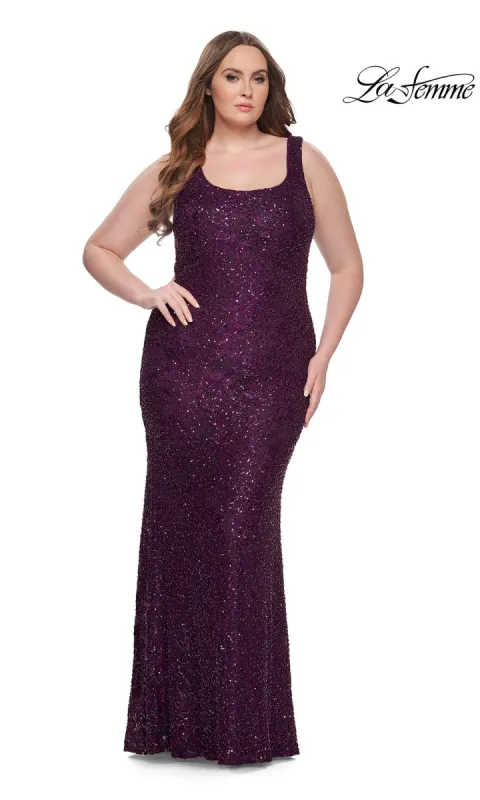 La Femme Long Prom Dress 31605 sold by PromGirl