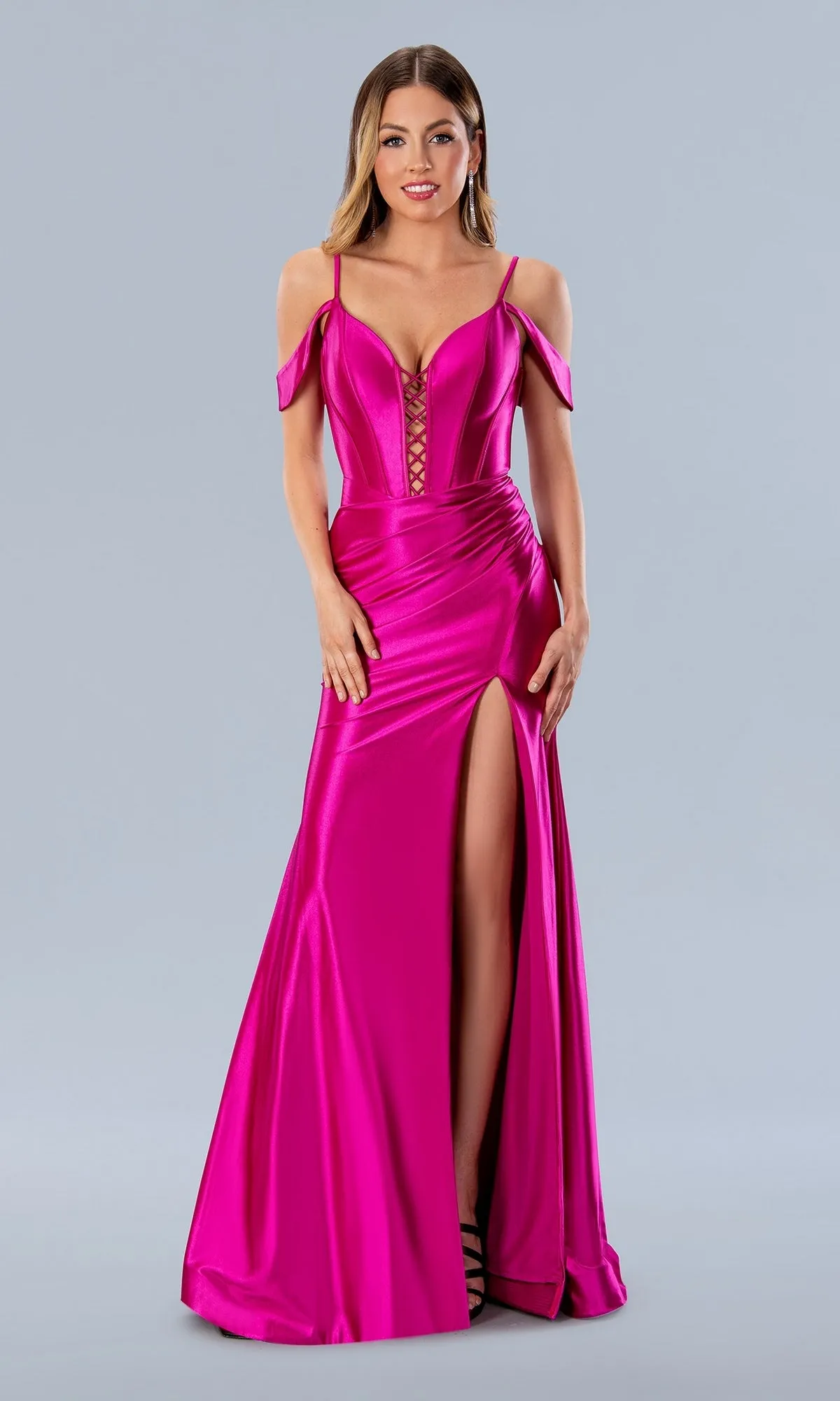 Cut-Out Long Prom Dress: Stella Couture 24171 sold by PromGirl product image thumbnail 4