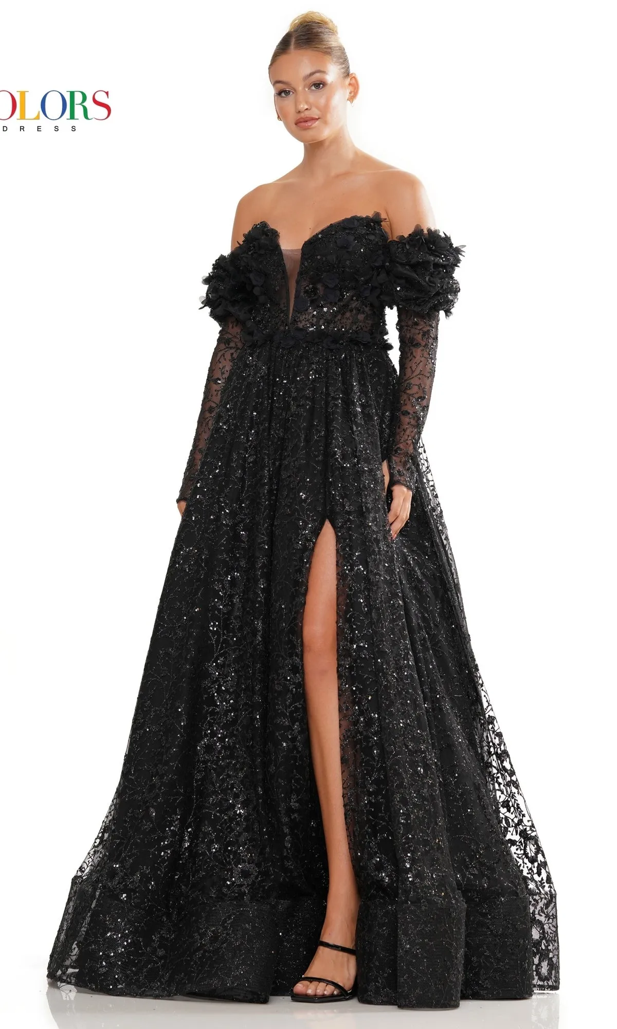 Detachable-Sleeve Strapless Prom Ball Gown 3220 sold by PromGirl product image thumbnail 3