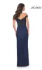 La Femme Off-Shoulder Long Corset Prom Dress 32116 sold by PromGirl