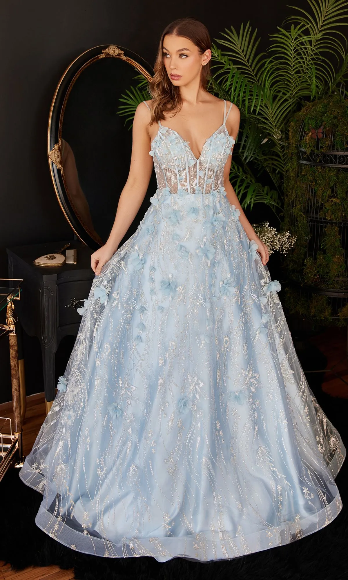 Ladivine Long Formal Dress CB105 sold by PromGirl