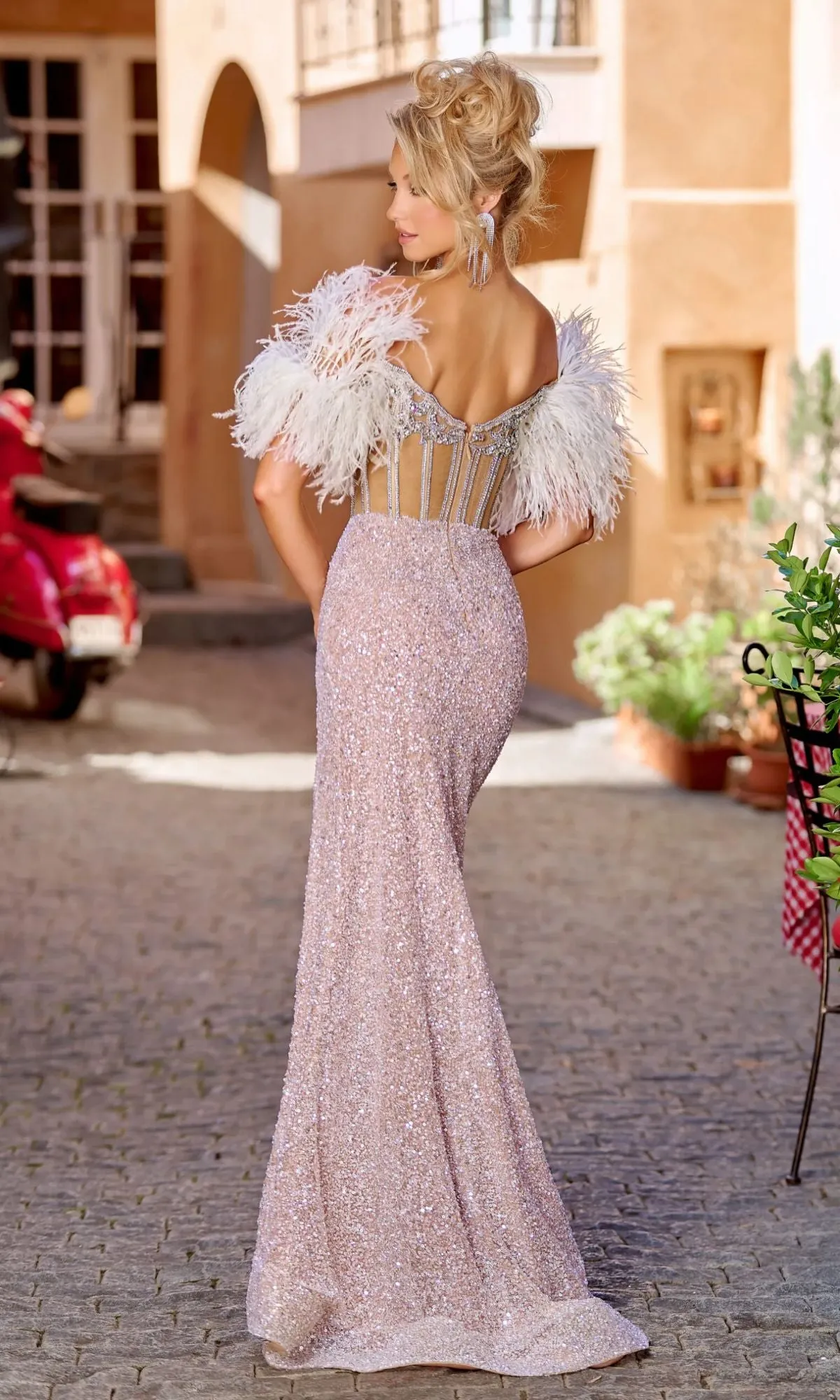 Long Prom Dress PS23741C by Portia and Scarlett sold by PromGirl product image thumbnail 5