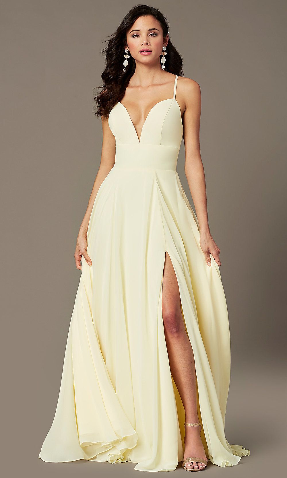 A-Line Long Chiffon Formal Prom Dress by PromGirl sold by PromGirl product image thumbnail 3