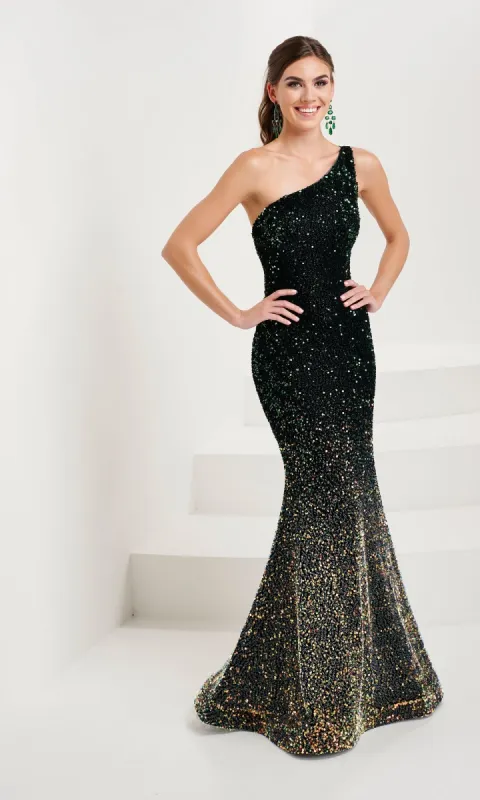 Tiffany Ombre Sequin Mermaid Prom Dress 16089 sold by PromGirl