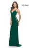 La Femme Lace-Up-Sides Long Prom Dress 31315 sold by PromGirl