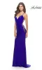 La Femme Lace-Up-Sides Long Prom Dress 31315 sold by PromGirl