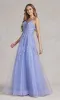 Embroidered Tulle Prom Ball Gown with Corset Back sold by PromGirl