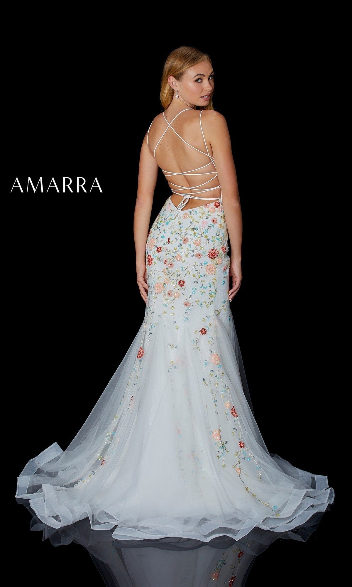 Beaded Mermaid Dress By Amarra 87238 sold by PromGirl product image thumbnail 5