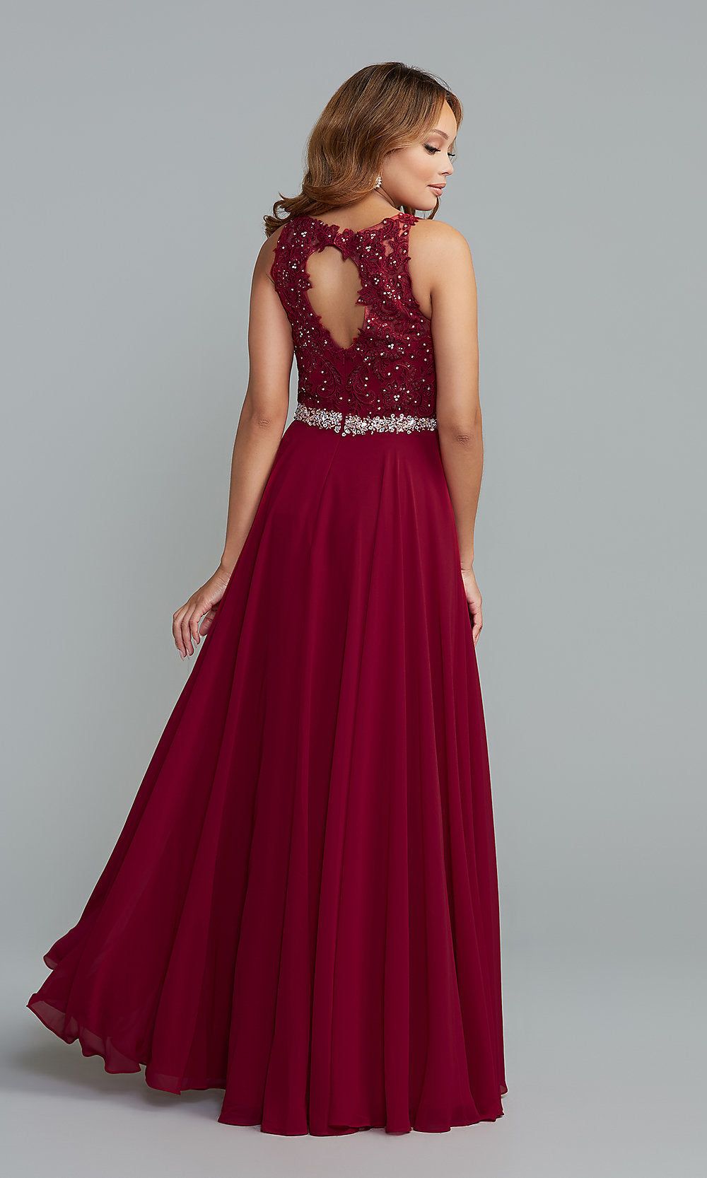 PromGirl Long A-Line Prom Dress with Beaded Bodice sold by PromGirl product image thumbnail 5