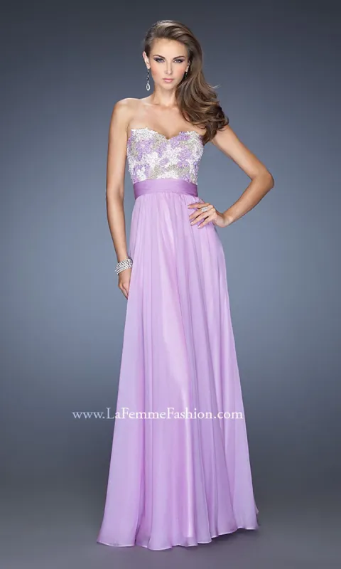 Long Strapless Sweetheart Dress sold by PromGirl