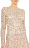 Long Sleeve Sequin Formal Gown: Mac Duggal 5496 sold by PromGirl