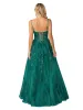 Long Glitter Prom Ball Gown: Dancing Queen 4452 sold by PromGirl