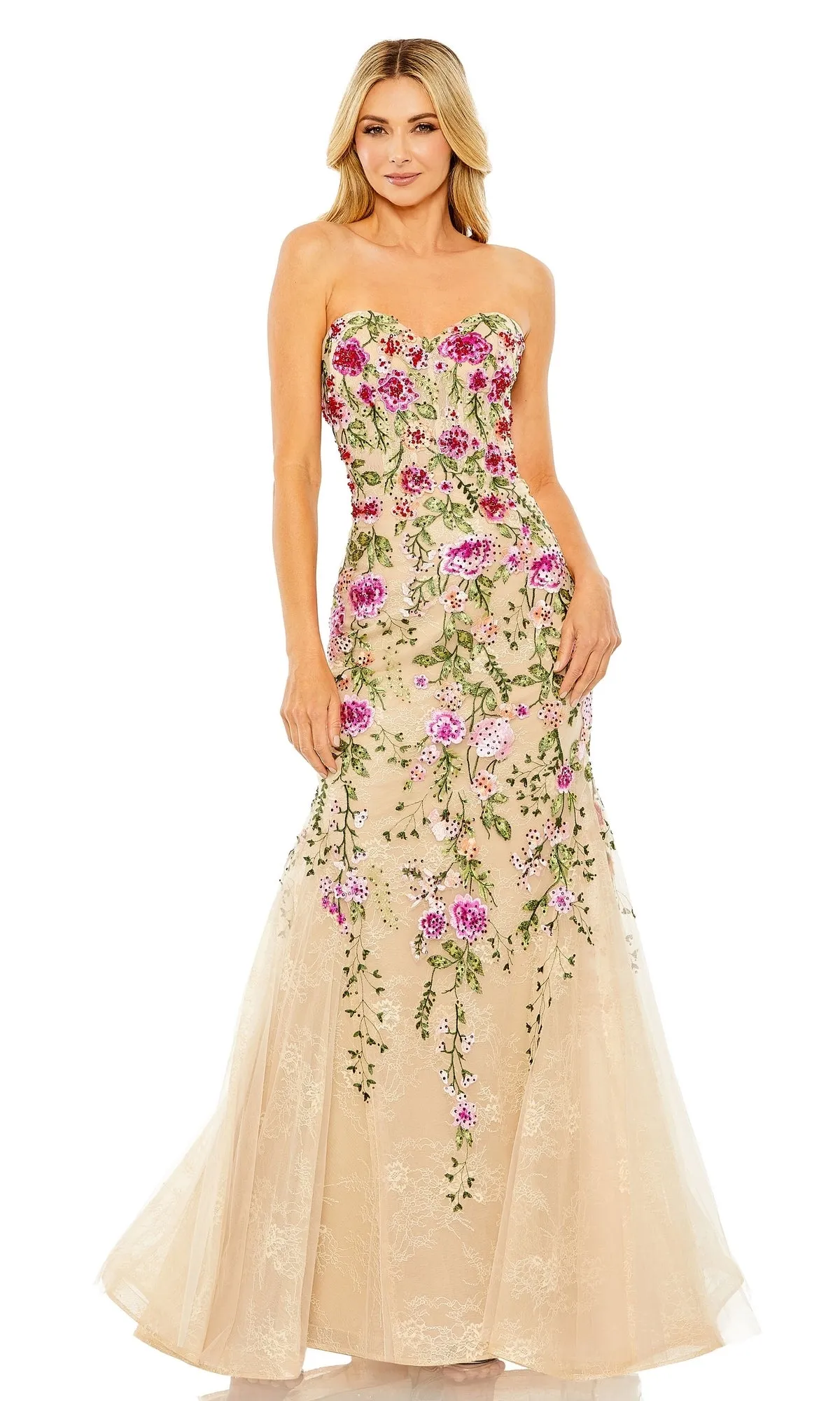 Strapless Long Formal Dress: Mac Duggal 20652 sold by PromGirl
