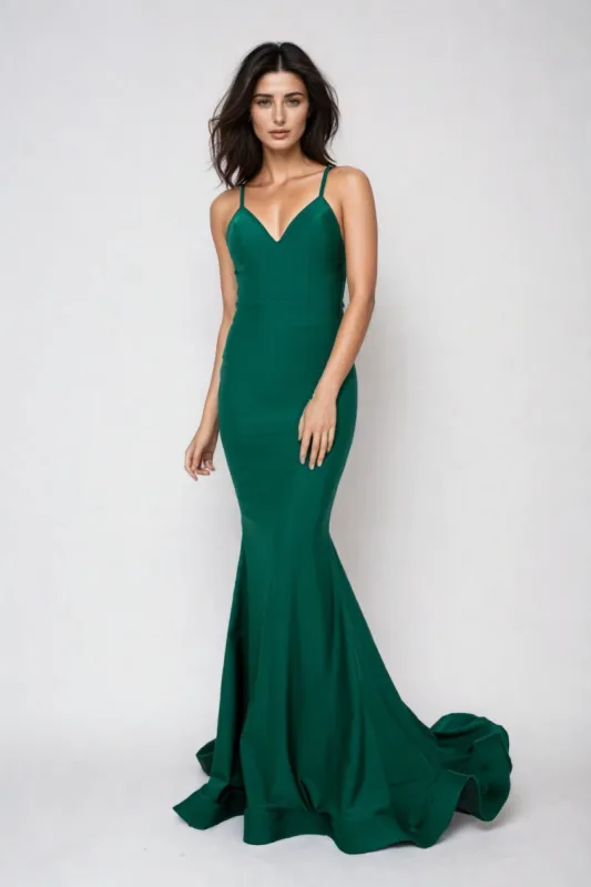 Strappy Open-Back Long Prom Dress: Atria 6300H sold by PromGirl