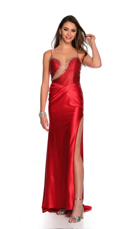 Long Formal Dress 11498 by Dave and Johnny sold by PromGirl