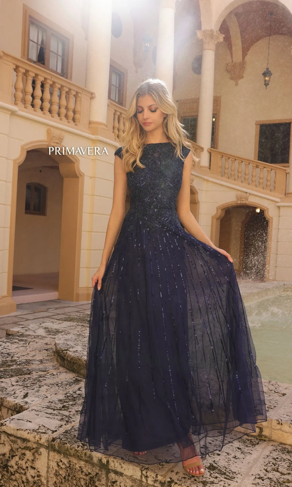 Long Prom Dress 13118 by Primavera sold by PromGirl