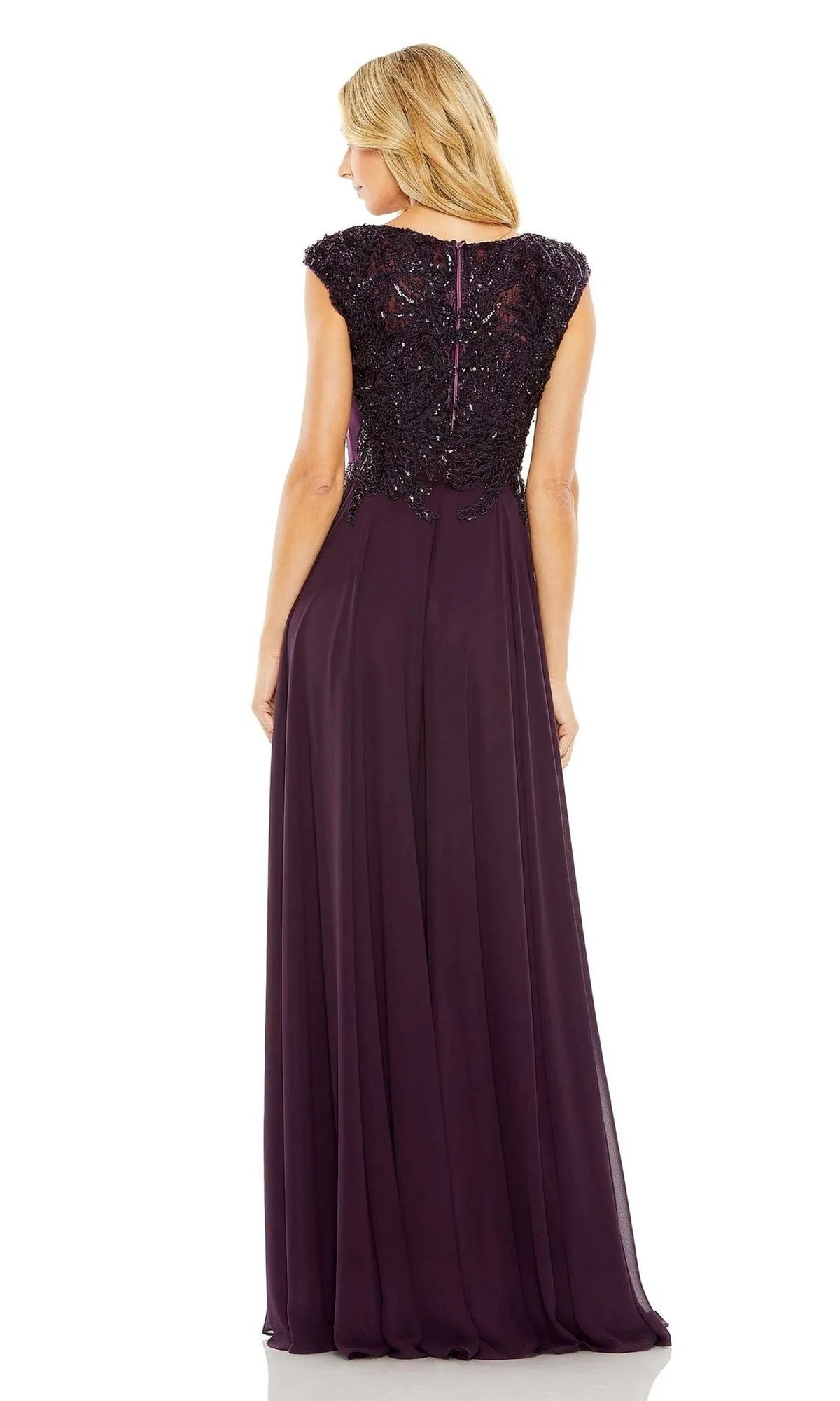 Beaded-Bodice Long Formal Dress: Mac Duggal 20264 sold by PromGirl product image thumbnail 2