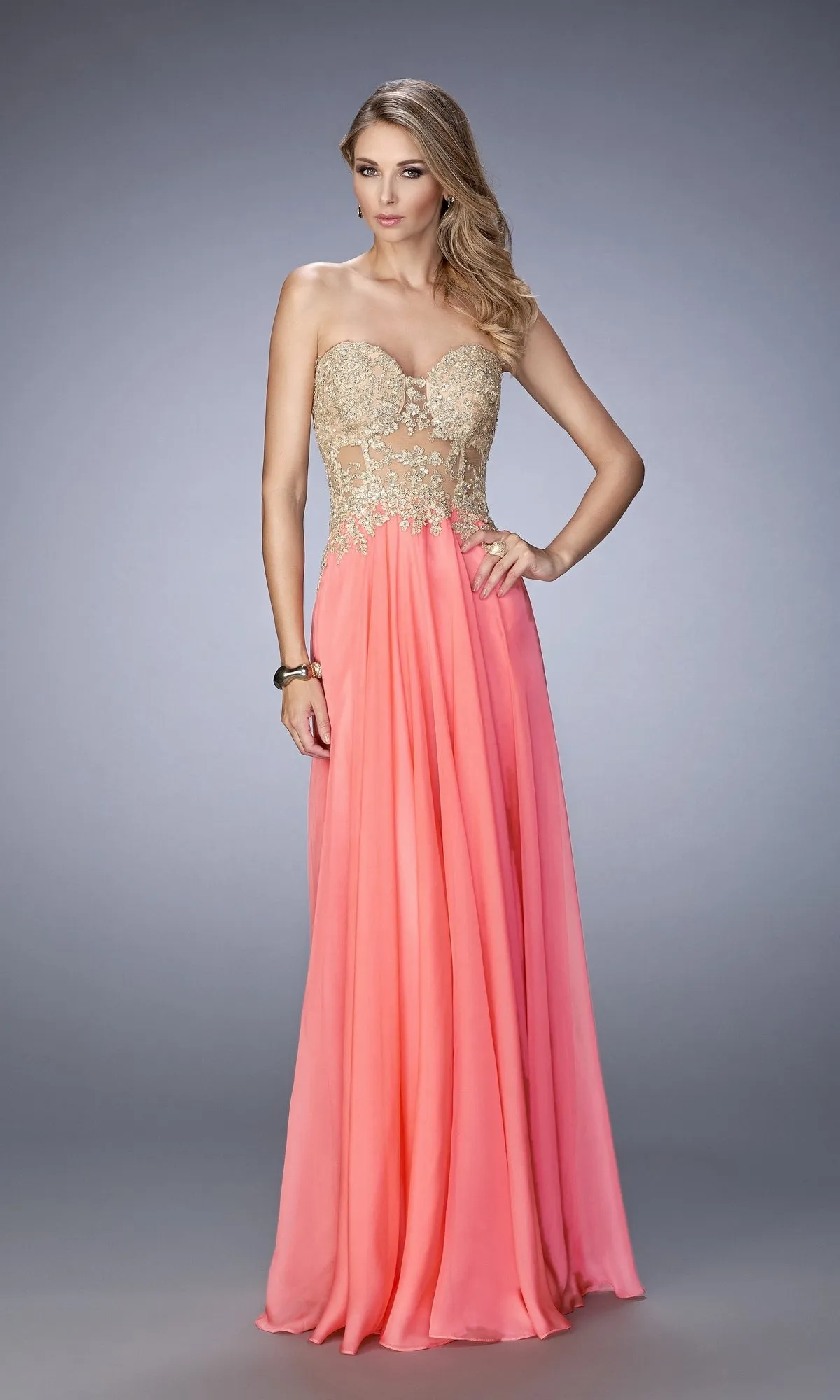 La Femme Dress 22707 sold by PromGirl product image thumbnail 3