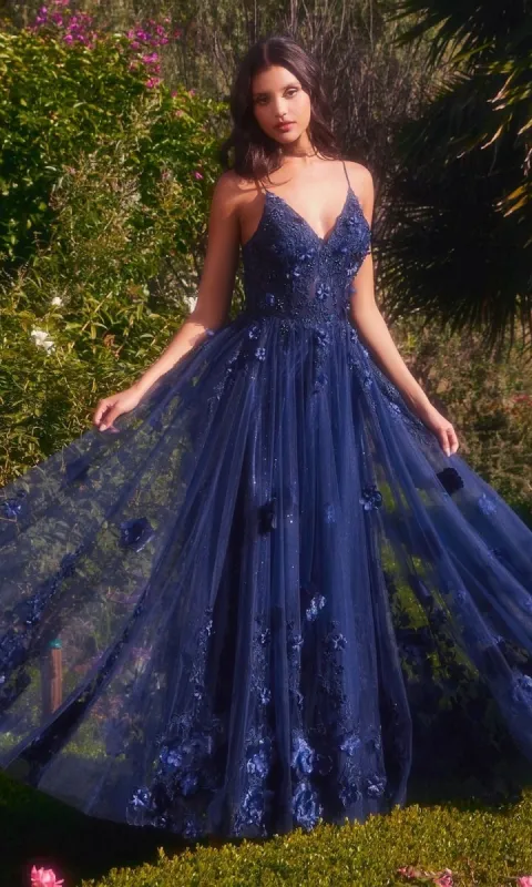 Long Glitter Prom Ball Gown: Andrea and Leo A1326 sold by PromGirl