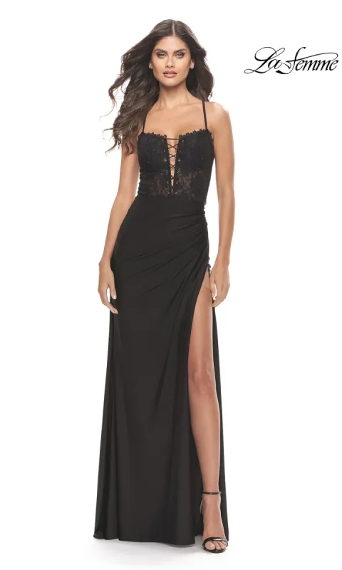 La Femme Long Prom Dress 31567 sold by PromGirl