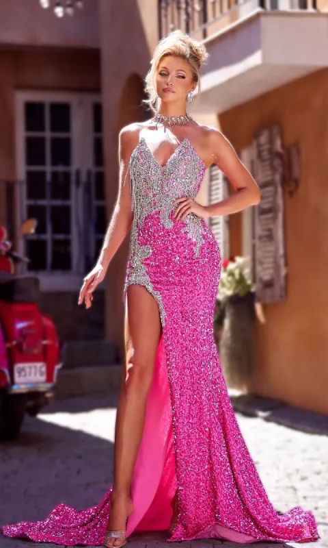 Long Prom Dress PS24631 by Portia and Scarlett sold by PromGirl