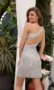 Short Homecoming Dress 1356 by Aleta sold by PromGirl