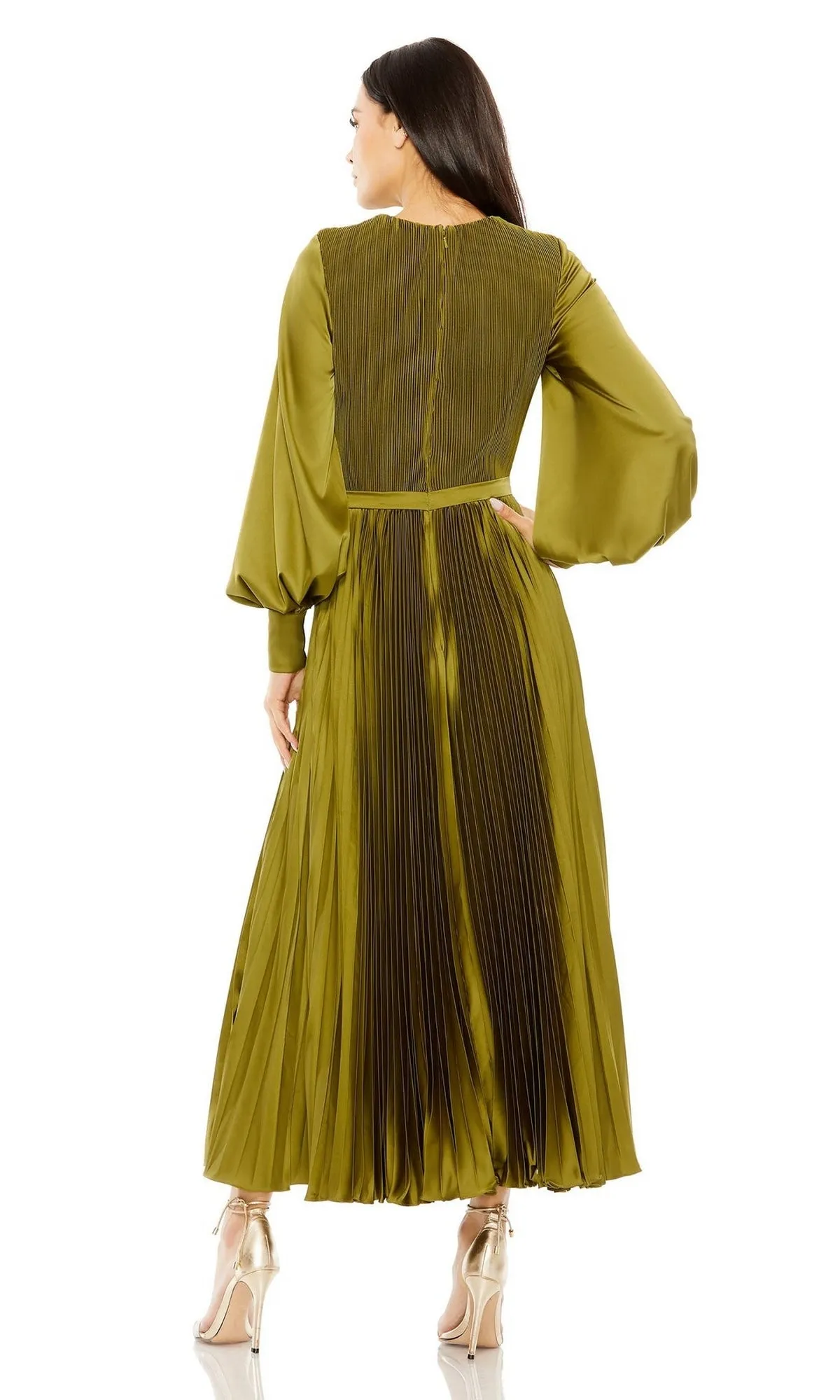 Tea Length Formal Dress 49718 by Mac Duggal sold by PromGirl product image thumbnail 2