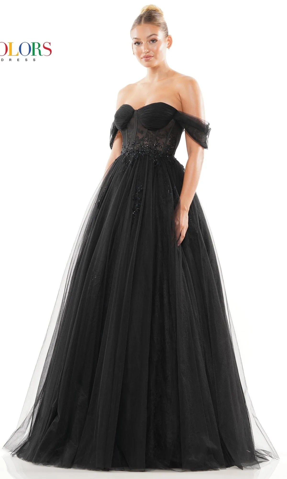 Long Sweetheart Prom Ball Gown: Colors Dress 3240 sold by PromGirl product image thumbnail 3
