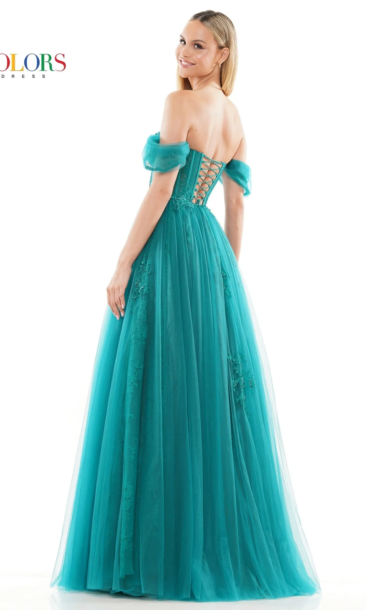 Long Sweetheart Prom Ball Gown: Colors Dress 3240 sold by PromGirl product image thumbnail 2