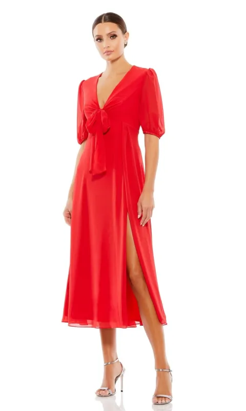 Short Wedding Guest Dress 55627 by Mac Duggal sold by PromGirl